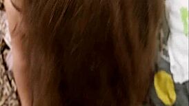 1217 - Clothed White Satin Panty French Slut Fuck Satin Black Dress Doggy Style Licking Ass Hole