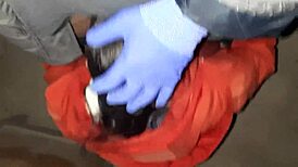 Intense lesbian sex before house robbery with close-up orgasms.