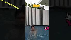 ana jalandoni shows off in bikini and downblouse