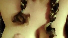 Amateur Wife Practices Deepthroat Blowjob and Tit Play in Homemade Close-Up Scene