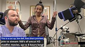 Intriguing behind the scenes of tampa university entrance physical with miss mars spreading