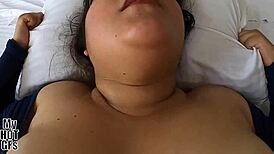 Latina Teen Missionary Blowjob and Fucking with Tits Ass