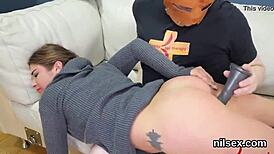 Foxy Teen 18+ Brought To Anal Asylum For Uninhibited Treatment Including Deepthroat, BDSM, Assfucking, Anal, And Ass Licking