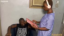 Naughty student fucks teacher 😏