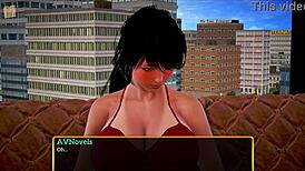 My New Family 334: Brunette with Big Ass and Tits Takes Monster Cock