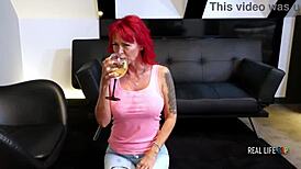 Milf Letty's First Piss Swallowed And Rimming In Rough Amateur Scene
