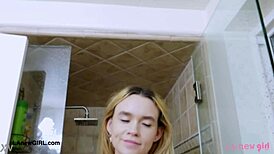 Sun-kissed glow model took a shower after photoshoot 😊