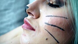 bella the seductive cat doing solo masturbation