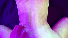 Late night creampie in my bent over ass