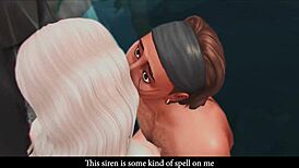 Gangbang with double penetration and breeding slut