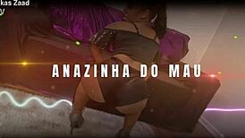 damn... putting buttplug in an�nzinha's tight ass to open it up then slide my big cock inside and fill with cum 😈