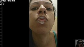 Beautiful Shaved Housewife Jade Exhibits Submissive Fetish Sex Close-Up