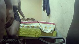 Couple rips clothes for armpit sex after eating