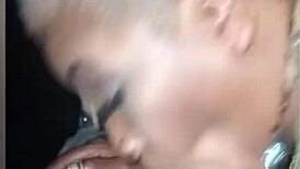 Sneaking Out for Blowjob Chronicles in Car with Boyfriend's Friend