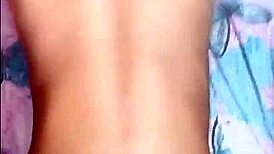 Latina girlfriend bent over for doggystyle creampie