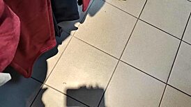 Italian Stepmother Reveals Her Ass And Hairy Pussy In The Changing Room