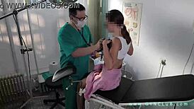 Patient Experiences Hard Orgasm During Gyno Exam in Hospital!