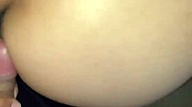 Homemade terrace video of young argentinian babe in first casting