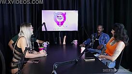 Hyoran Carvalho Compilation In Sheer Red Outfit