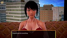 My New Family 334: Brunette with Big Ass and Tits Takes Monster Cock