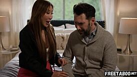 I'm Nicole Doshi, cheating by riding my boyfriend's brother's big cock behind his back