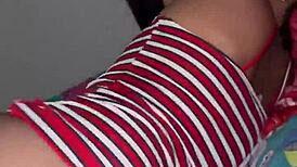 Morning With Stepsister: Submissive Curvy Housewife Flashes In Group