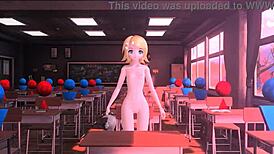 Does Kagamine Rin look hot in full nude with big tits and ass?