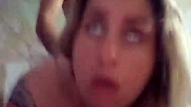 Latina slut deepthroats big black cock