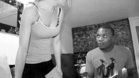 College Professor Sucking Big Black Cock In Doggy And Facial Cumshot