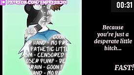 4 min joi challenge the beta censored humiliation femdom feet humiliation