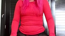 solo show in black stockings for fetish enthusiasts