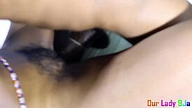 Redhead Skinny Ebony Amateur Takes Monster BBC Deep In Her Huge Labia Pussy