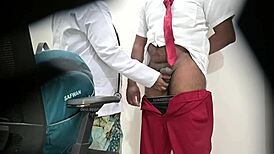 Is it fair woman checking a school boys dick in public hospital?