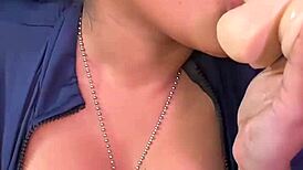 Stop Right There, Cover My Tits With Your Semen