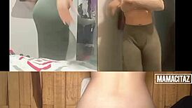 a la rica colombiana nicole medallo se la cogen en cuatro y la ponen a tragar leche