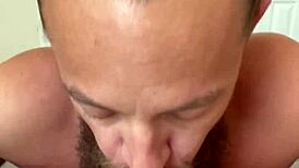 brad newman gives a beautiful amateur her first pussy licking in college setting