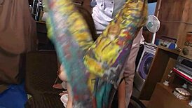 Japanese Housewife Seduced into Rough Anal Creampie and DP MMF Threesome