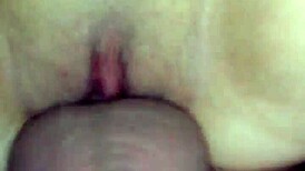 Hot Amateur Takes Creampie from the Back in Close-Up Homemade Session
