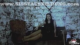 German sissy undergoes feminization training to become obedient bitch slave.