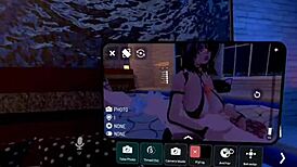 Hey, Mistress Megara is having so much fun dominating today in VRChat ERP!