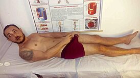 Erection in the Infirmary with Monster Cock