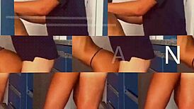 anal swing with cum inside my ass