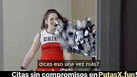 Bff catches stepbro creaming his sister's pussy, feeling shocked and aroused.