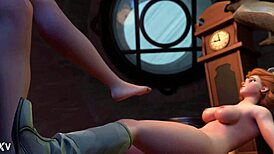 Emma Frost dominates Squirrel Girl in intense anal punishment with strapon assfucking