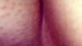 Hot Amateur Takes Creampie from the Back in Close-Up Homemade Session