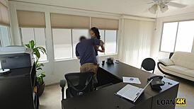 Slutty Latina agrees to sex for cash on Loan4K!