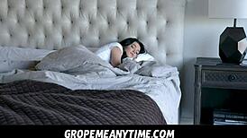 i grope and fuck my petite stepsister rose winters during family breakfast