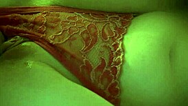 My roommate pulled my panties aside and fucked me hard in missionary