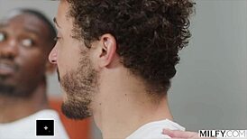 Sienna rae, bbc-crazy milf, gets airtight with cum in mouth and anal in office.