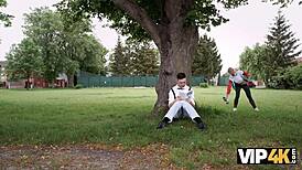 Vip4k long game with mature european cougar seducing mom and boy